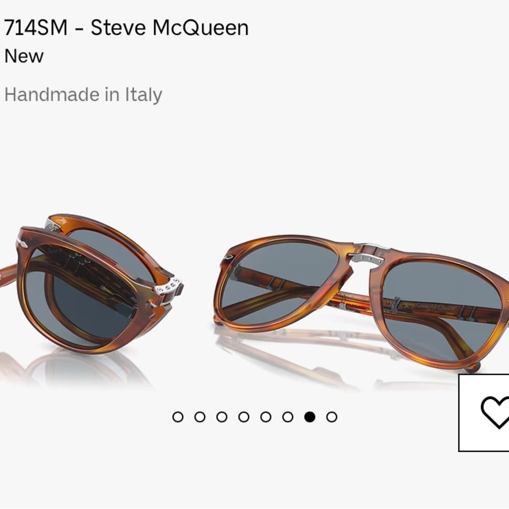 Persol Tortoise Shell Sunglasses with Blue Lenses